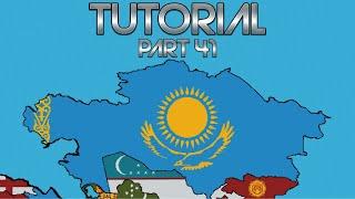 Kazakhstan - World Flag Map Tutorial [Part 41] [Minecraft]