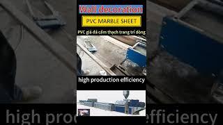 PVC imitation marble line production line equipment/PVC giả đá cẩm thạch trang trí dòng thiết bị