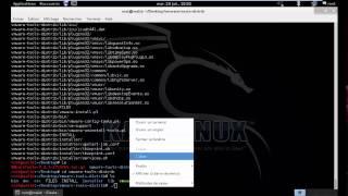 Installer les outils vmware dans Kali Linux