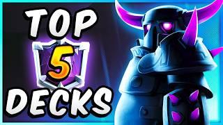 TOP 5 DECKS from the BEST PLAYERS IN THE WORLD!  — Clash Royale (August 2024)