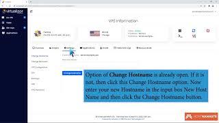 How to Change Hostname from Virtualizor    HostNamaste