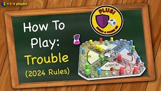 How to play Trouble (2024 Rules - Shield & Power Die)