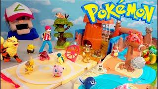 Pokemon DESERT Battle Stadium Arena Battle Carry Case Playset!