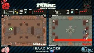 Binding of Isaac September Race Finals! EddieRuckus vs MagicD250!