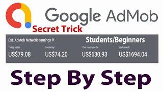 How to EARN MONEY  with Google Admob ads 2024 ($100 a Day)