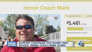 Update on Romeo tennis coach Mark Dubiel