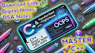 C++ Oops One Shot Notes | C++ complete Handwritten & Digital notes | Learn Boost 