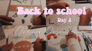 Back to school Day 2 | Ordner Orgenizing