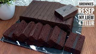 Brownies Kukus 4 Telur Resep Ny.Liem