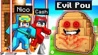 EVIL POU vs SECURITY HOUSE in Minecraft!