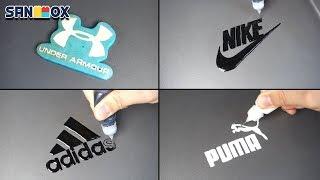 Sportswear Brand Logos Pancake art - Nike, Adidas, Puma, Under Armour