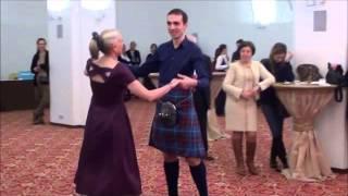 Scottish dancing at the Metropol Hotel Moscow