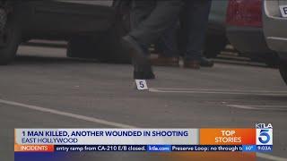 1 man killed, 1 hospitalized in drive-by shooting in East Hollywood