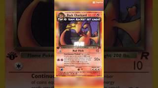 TOP 10 ALL Team Rocket Set cards! #shorts #pokemon #pokemontcg #teamrocket #dark #charizard #raichu