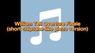 William Tell Overture Finale (short monophonic chiptune-like piezo buzzer version)