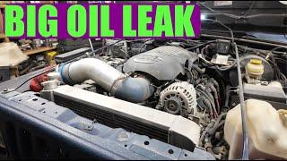 LS OIL LEAK WHAT IS CAUSING THIS ???