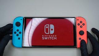 TechUnboxings ASMR: Nintendo Switch Console OLED Model (Neon) Unboxing