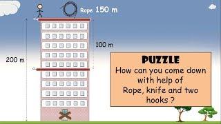 Building & Rope PUZZLE || Think outside the box