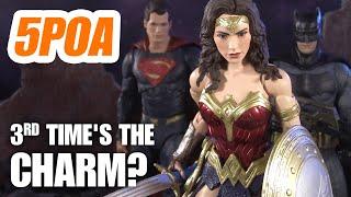 BVS WONDER WOMAN HEAD SWAPS! McFarlane Toys DC Multiverse Batman v Superman Action Figure Review