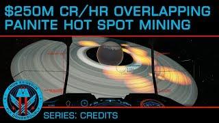 Earning up to 250M Credits/HR with Laser Overlapping Painite Hotspot Mining in Elite Dangerous 2020