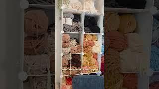 trying a 3d printed yarn winder for all my crochet yarn! #crochet #yarn #3dprinting