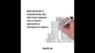 Какво означават цифрите в идентификатора на имот?     #имоти #имот #брокер #брокери #obuchime