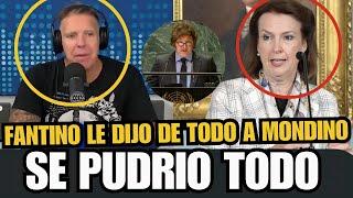 SE PUDRIO TODOFANTINO LE DIJO DE TODO A DIANA MONDINO LUEGO DE SER ECHADA DEL GOBIERNO