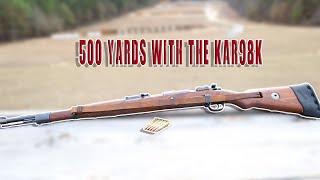 Kar98k 500 Yard Test...Iron Sights, No Optic, No Problem?