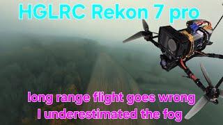 FPV Drone Long Range Flight - HGLRC Rekon 7 Pro - Dji Action 4 - but, the flight was worth it  #fpv