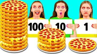 100 Слоев Еды Челлендж | Сумасшедшие Кулинарные Идеи от 4Fun Challenge