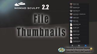 Nomad Sculpt - New File Thumbnails for the NOM File - (V2.2 - 27.4.2025)