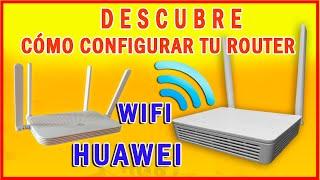 Configurar Router Huawei HG8145v5 ONT HG8245W5 EG8145v5 GPON de fibra óptica cambiar contraseña WiFi