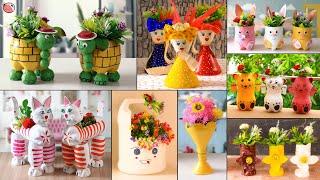 9 Plastic Bottles Craft Ideas, Convert Plastic Bottles Into Beautiful Flower Pots