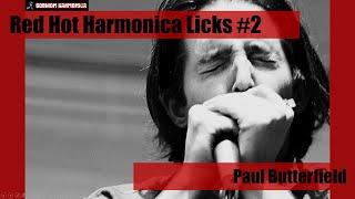 Blues Harmonica Lesson - Red Hot Harmonica Licks #2 - Paul Butterfield