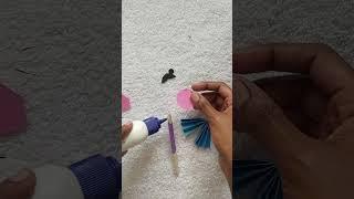 Easy Doll Making #papercraft #craft #diy #kidscrafts #kidslearning #shorts #viralvideo #kids #crafts