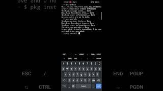 Matrix effect on Termux #coding #github #terminal #termux #hacking #termuxtutorial #termuxhacking