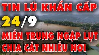  TIN LŨ KHẨN CẤP: Miền Trung “báo động” lũ lụt nghiêm trọng, di dời hàng nghìn người dân