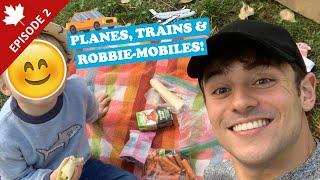 Planes, Trains and Robbie-Mobiles! | Canada Chronicles Ep2 I Tom Daley