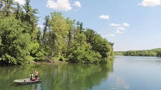 Loch Raven boat fishing - Drone shot