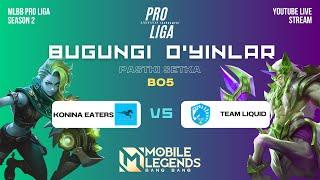 MLBB Pro Liga UZB S2 Team Liquid vs konina Eaters|Mobile Legends|Shakhstreamer