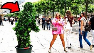 SHE WAS HORRIFIED BY BUSHMAN PRANK! AWESOME REACTIONS 2022