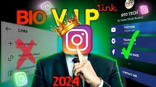 how to add instgram bio vip link || taplink