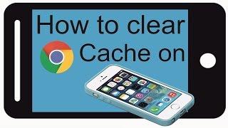 How to clear cache in google chrome on iphone