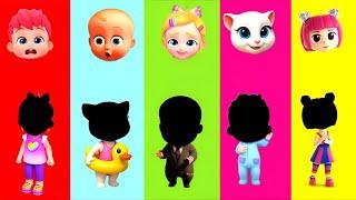 Wrong Eyes!  Bora, Angela, Baby Boss, Bebefinn & D Billions   DAME TU COSITA Funny Wrong Eyes