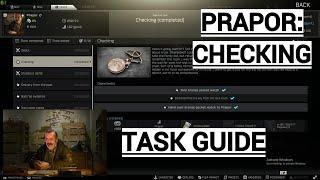 Checking Task Guide | Escape From Tarkov