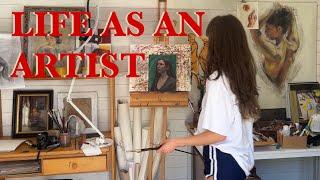 A realistic week in the studio️ Prints, frames and oil painting!