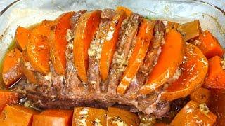 A German friend taught me: I have never eaten such delicious meat with pumpkin! A simple recipe.