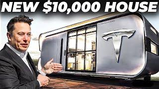 Tesla's NEW $10,000 Home For SUSTAINABLE Living!