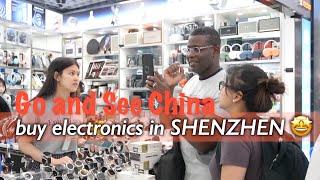 Foreigners flock to S. China's tech hub of Shenzhen, home to HUAWEI, for electronics
