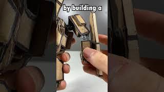 How I Made My Custom Cardboard Lofty Mech For Stop Motion Animation